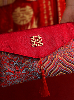 改口费红包结婚专用万元敬茶2025新款婚礼用品喜包大号订婚红包袋