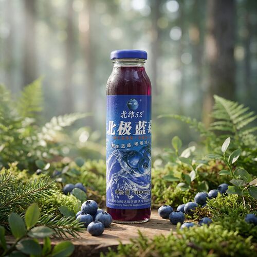 大兴安岭北极蓝莓蓝莓汁饮料蓝莓原浆新鲜蓝莓果汁果蔬汁整箱 - 封面
