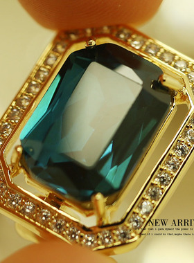 XZ56优雅蓝色长方小胸针女高档气质胸针花别针西装配饰潮新款礼品