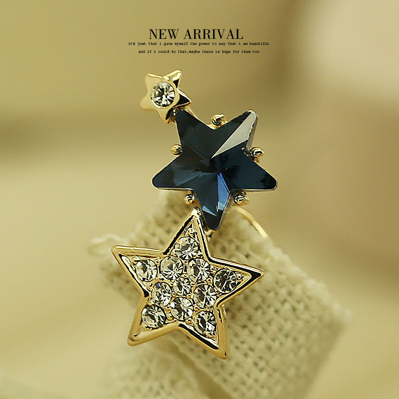 lz65流星韩国高档水晶女复领针