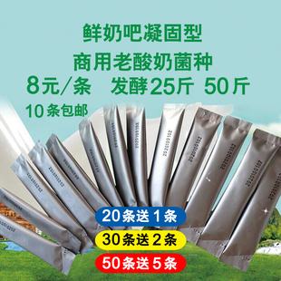 商用菌种固体现酿老酸奶鲜奶吧液体凝固型手工酸奶 25斤发酵菌粉