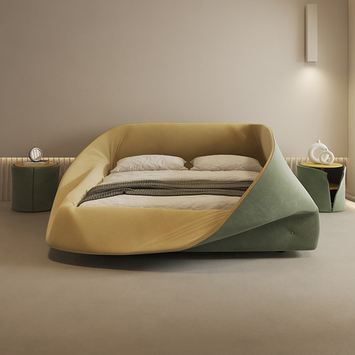 纳威现代简约北欧鸟窝床