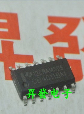 〖昇發电子〗四2输入端与非门 CD4011 CD4011BM CD4011BCM  贴片