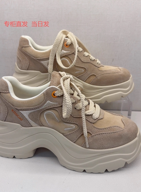 KISSCAT接吻猫[追风系列]26春新增高运动鞋厚底老爹鞋K76150A-51