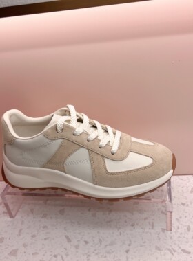 接吻猫2024春季厚底增高德训鞋休闲运动女单鞋KA64150-54
