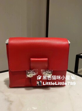 【国现清仓】McQueen麦昆经典正红色骷髅头小号大号链条包