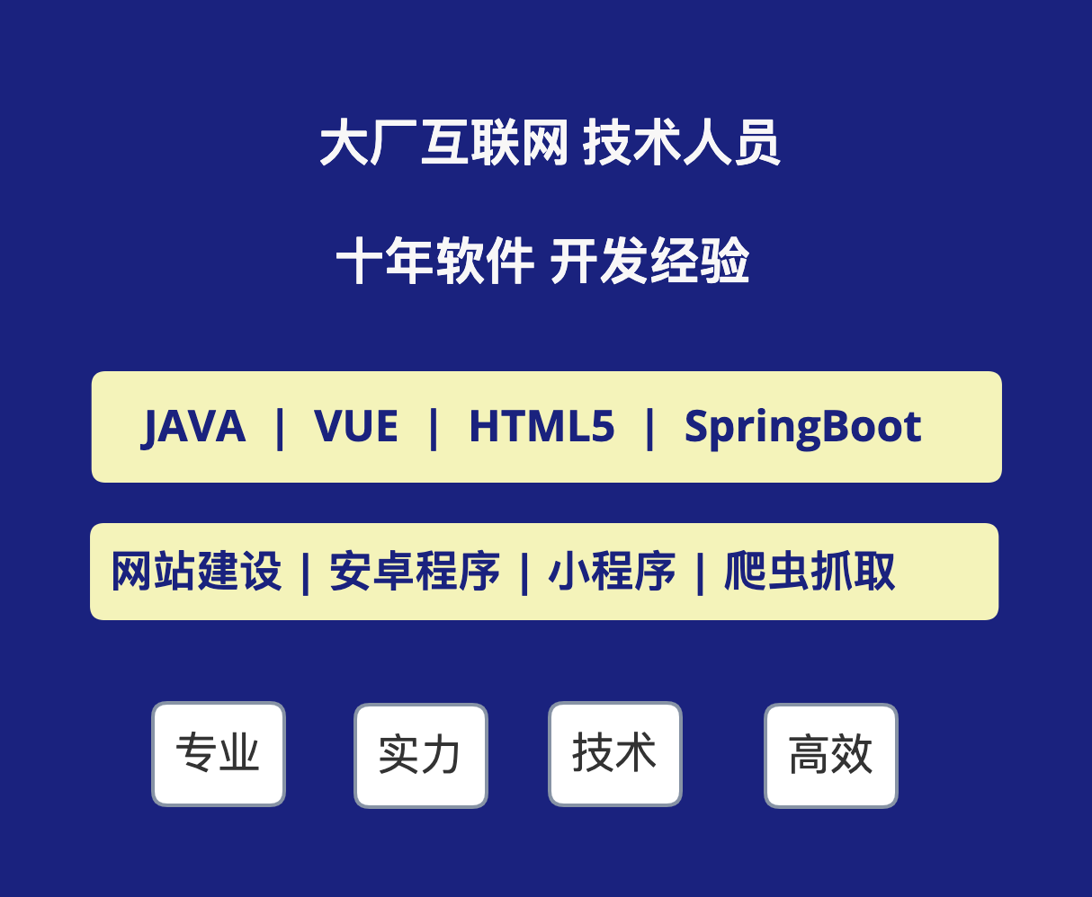 JAVA程序编写建站服务JAVA开发HTML5开发网站开发爬虫
