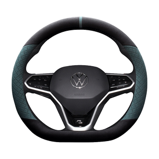 大众帕萨特凌渡探歌探岳新桑塔纳途观L高尔夫翻毛皮方向盘套夏季