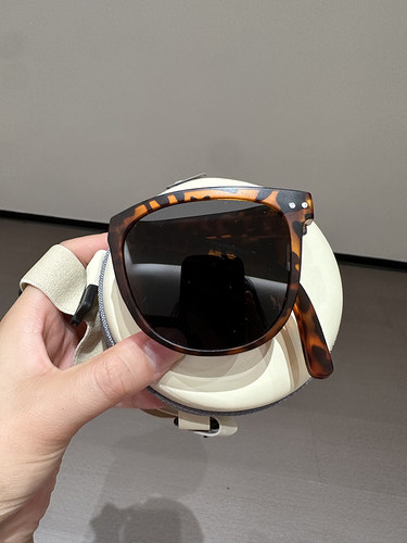 新款折叠墨镜偏光太阳镜女气垫