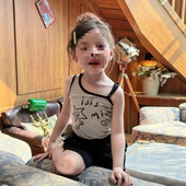 女童背心夏装 韩版 童装 洋气儿童吊带女宝宝时髦印花上衣潮衣服Z046