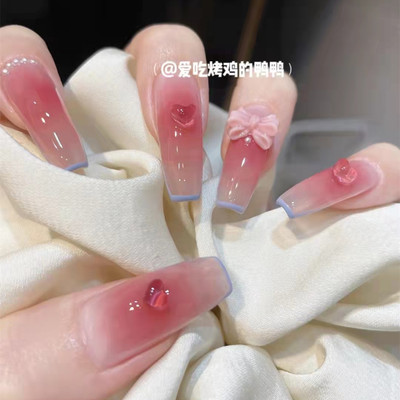 甜心草莓手工定制穿戴甲