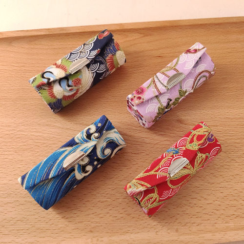 日系便携随身少女手工单只口红盒