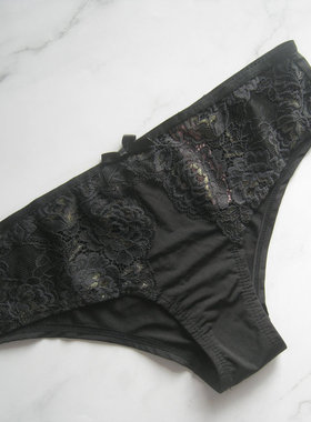 好品质~hun低腰款黑色舒适三角款内裤