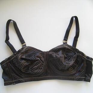 无钢圈内搭胸衣70C 黑色薄款 联名款 珍藏品