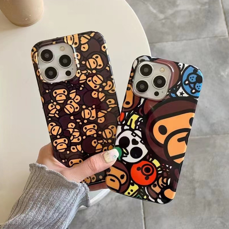 日本卡通猴子潮牌适用iphone14promax手机壳苹果iPhone13/12/11Pro保护套可爱14代情侣保护TPU软壳街头风网红