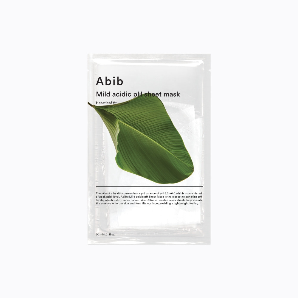 abib弱酸蜂蜜柚子水库鱼腥草补水保湿舒缓面膜新款老款图片