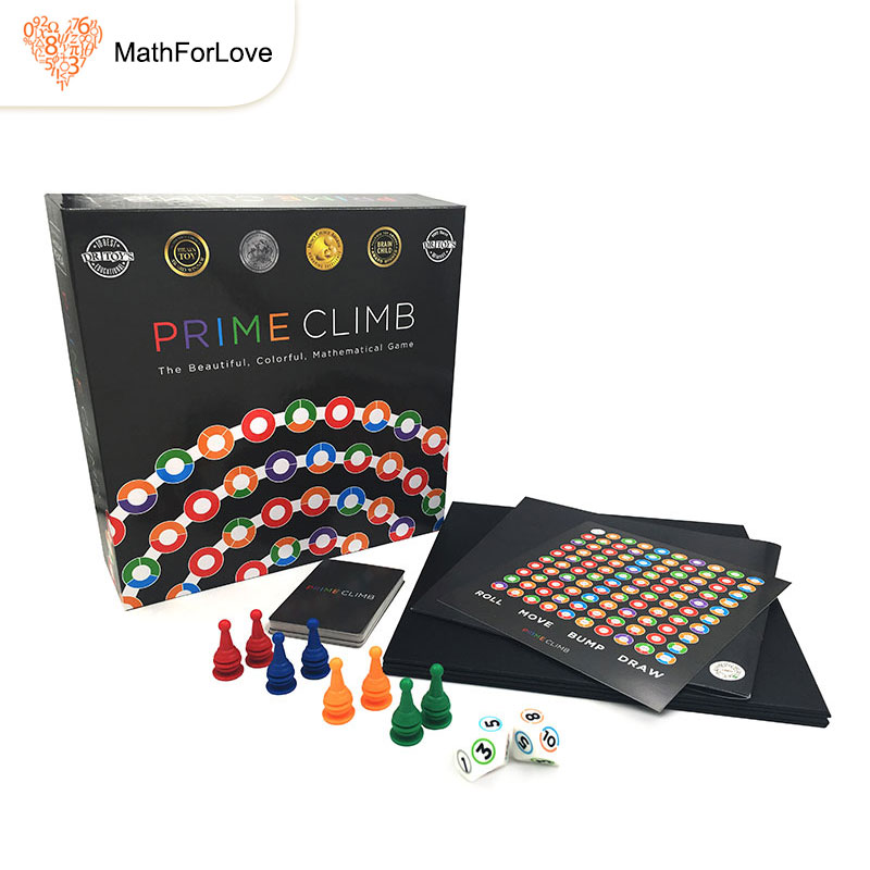 美国MathForLove Prime Climb数字跳棋数学乘法除法桌游益智玩具 玩具/童车/益智/积木/模型 儿童桌面游戏类 原图主图