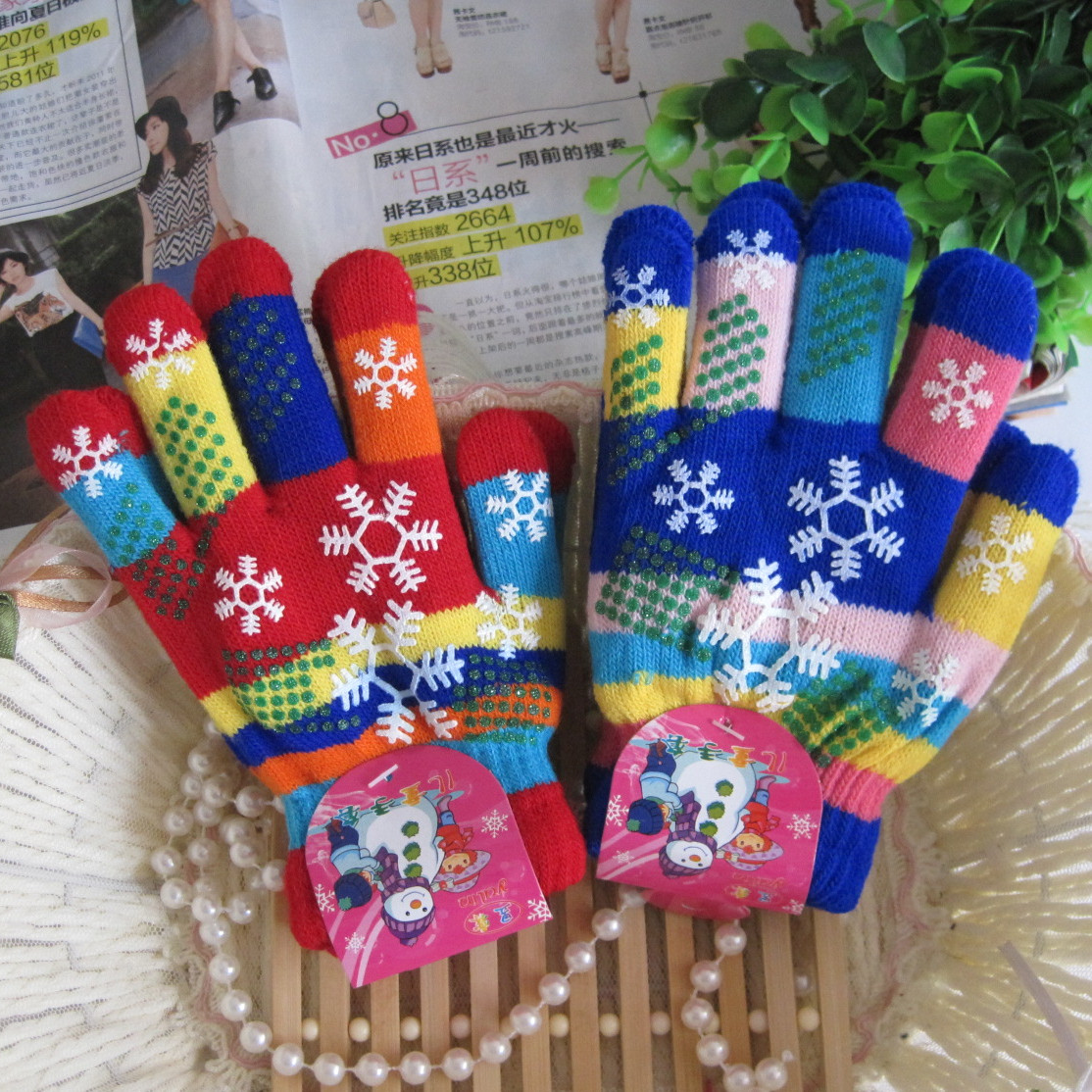 Gants pour enfants en de laine - Ref 2145022 Image 2