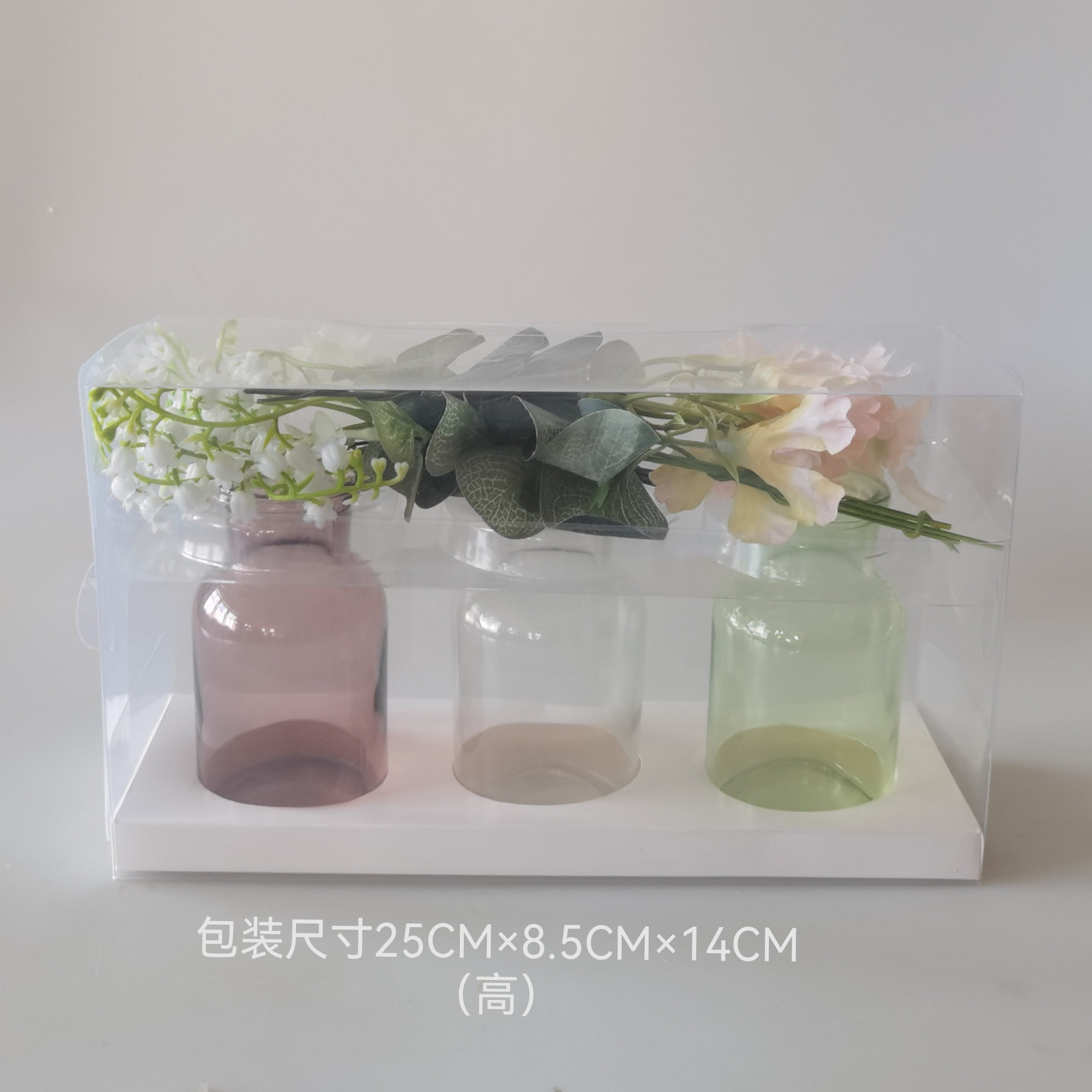 外贸出口玻璃花瓶套装