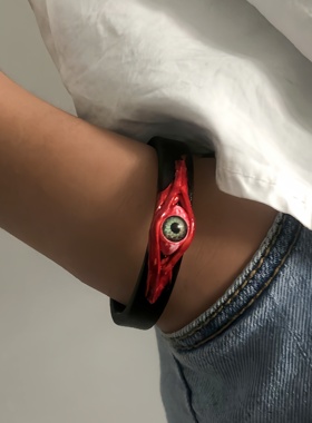 克苏鲁3D眼球手链重口味小众