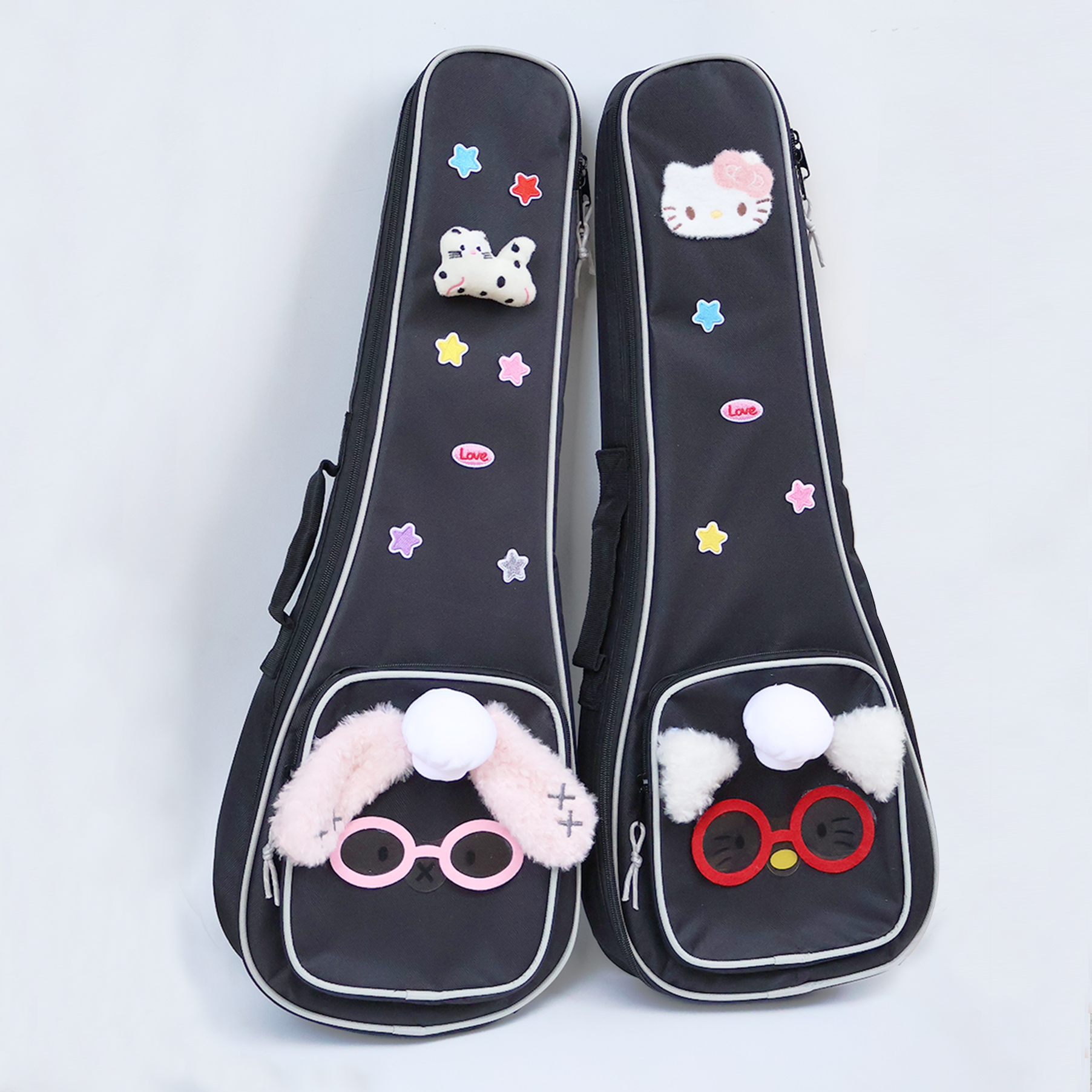 毛绒玩偶款原创尤克里里包琴包加厚单肩尤克里里琴包23寸21寸