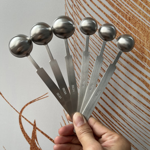 304不锈钢量勺10ml克数一体定量勺15奶粉勺25计量勺5盐勺20调味勺