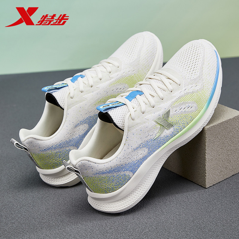 特步男鞋2025春季新款跑步鞋休闲轻便运动鞋减震跑鞋经典烽火鞋潮