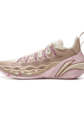 李宁BUCKETS篮球鞋2025秋季男子轻量高回弹运动专业比赛鞋ABAV051