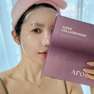 ins博主推荐 韩国AROCELL修护紧致亢初老面膜 双重强力胶原蛋白