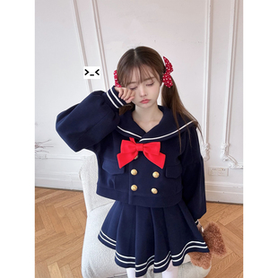 幼金宝宝加萌站返场 海军学院风外套水手服套装 kiyomi Doll