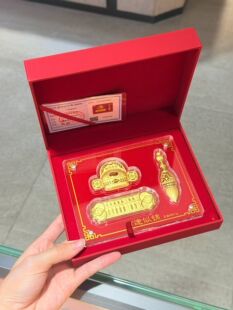 黄金金榜题名摆件1g前程似锦文房三宝礼物逢考必过足金中高考礼物