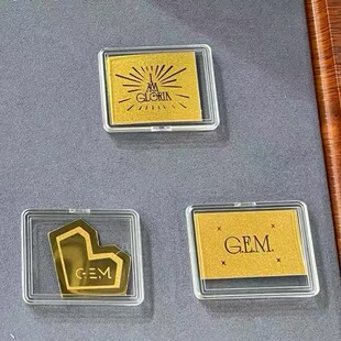 邓紫棋周边物料足金2mg手机贴棋士应援紫色演唱会互黑物料