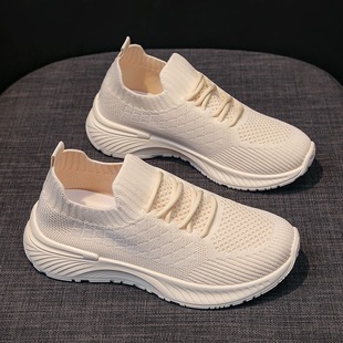 夏季新款透气镂空时尚百搭女网眼鞋老北京布鞋防滑轻便跑步休闲鞋