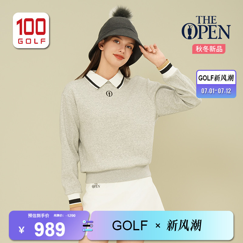 时尚运动高尔夫女装卫衣THEOPEN
