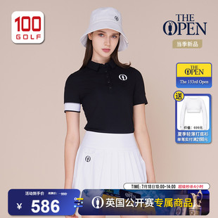百搭翻领Polo衫 THEOPEN英国公开赛高尔夫女装 经典 短袖 T恤25夏季