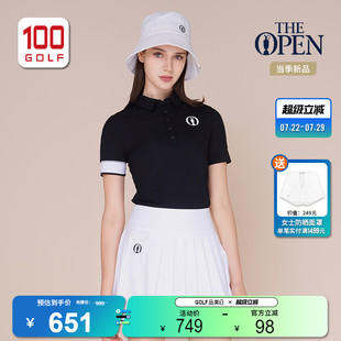 百搭翻领Polo衫 THEOPEN英国公开赛高尔夫女装 经典 短袖 T恤25夏季