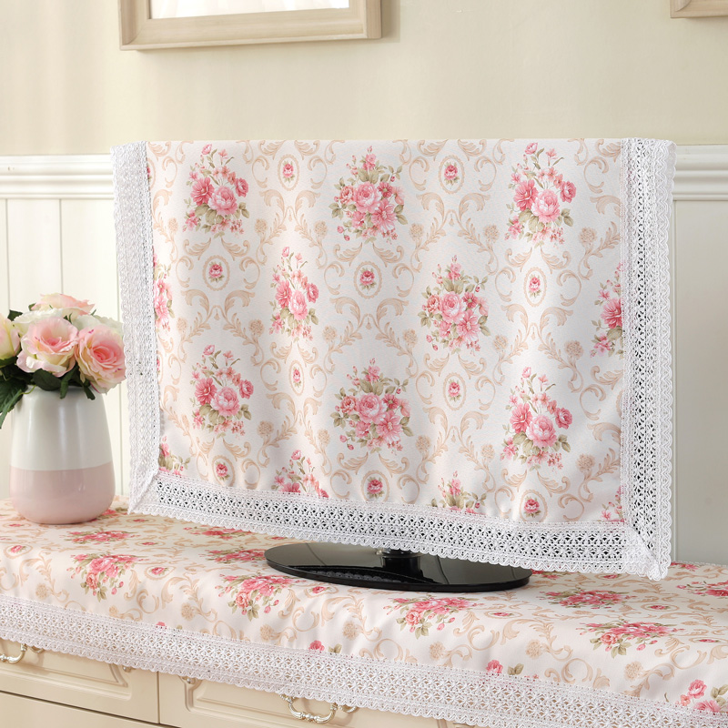 布艺液晶电视机罩盖布防尘罩挂式