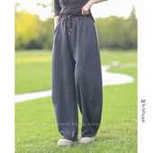 树也 女2025 高品质软糯羊绒面料休闲百搭显瘦羊绒弯刀裤 裤 型赞爆