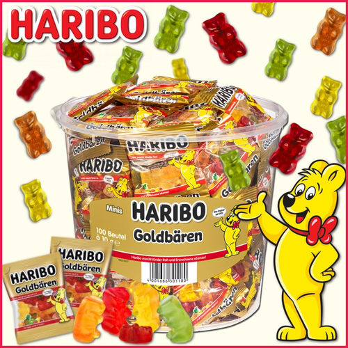HARIBO哈瑞宝迷你金熊软糖桶装