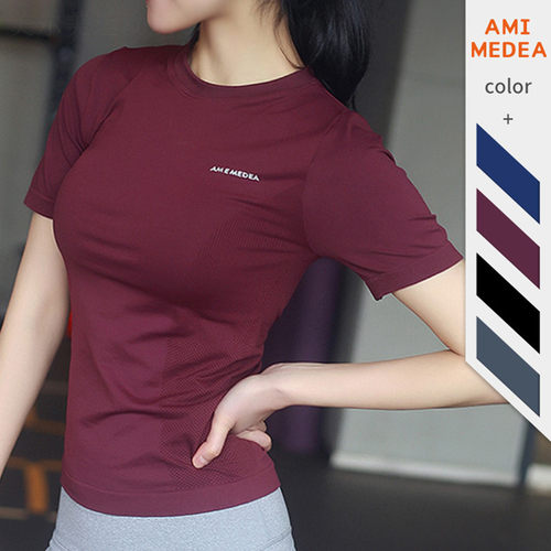 ami运动速干衣健身瑜伽服上衣