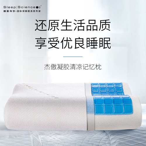 记忆枕凝胶SleepScience颈椎枕