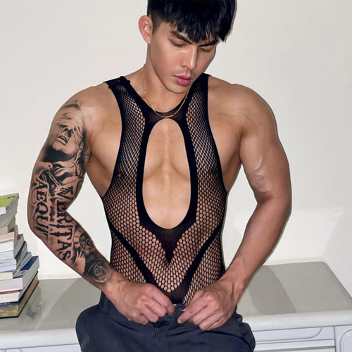 ckmenpon塑身连体时尚新颖