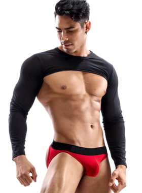 爽滑冰丝棉 男士短袖T恤夏季白色半袖内搭男装纯色丝光体恤打底衫