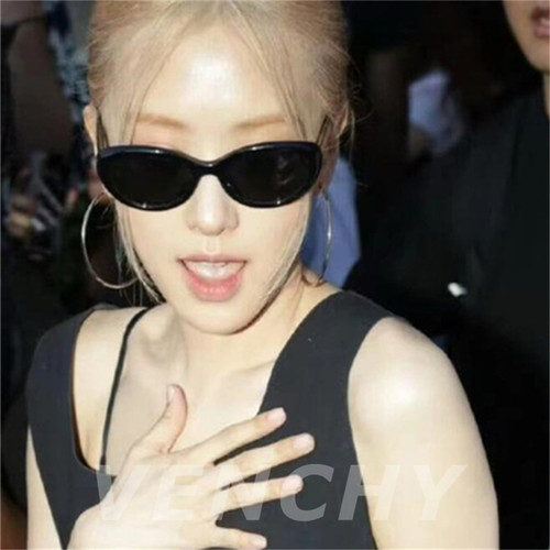 朴彩英同款板材防紫外线墨镜女