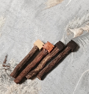 绣眼贝子竹制黄雀玉鸟通用单边睡杠紫藤睡桥鸟笼配件鸟用站杆休闲