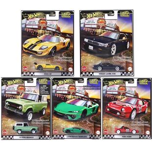 风火轮合金车花园大道20 GTR菲亚特兰博三菱速霸合金汽车模型玩具