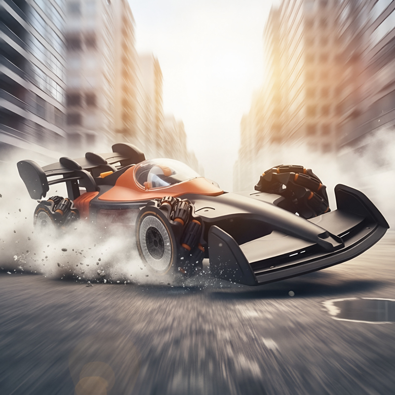 儿童F1遥控赛车玩具高速四驱车喷雾特技漂移电动汽车方程式男礼物