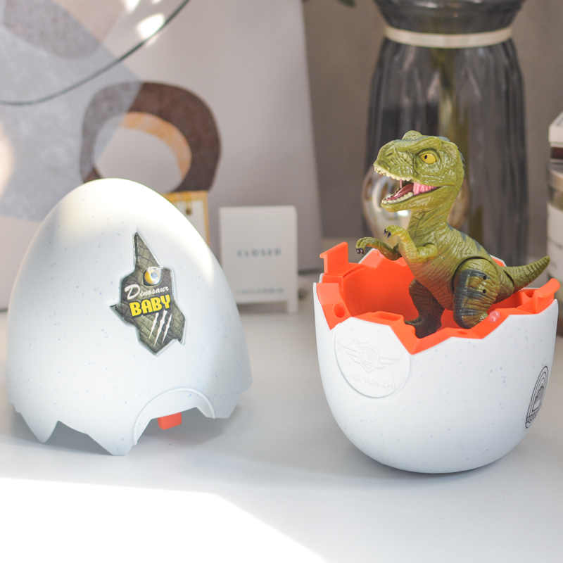 仿真儿童电动孵化蛋模型三角龙