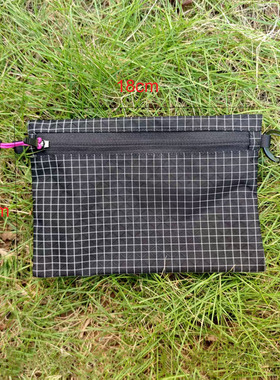 户外战术卡包格子收纳包YKK拉链便携多拉链零钱包