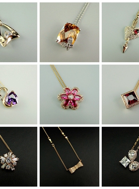 大厂出品微镶锆石锁骨链流行首饰